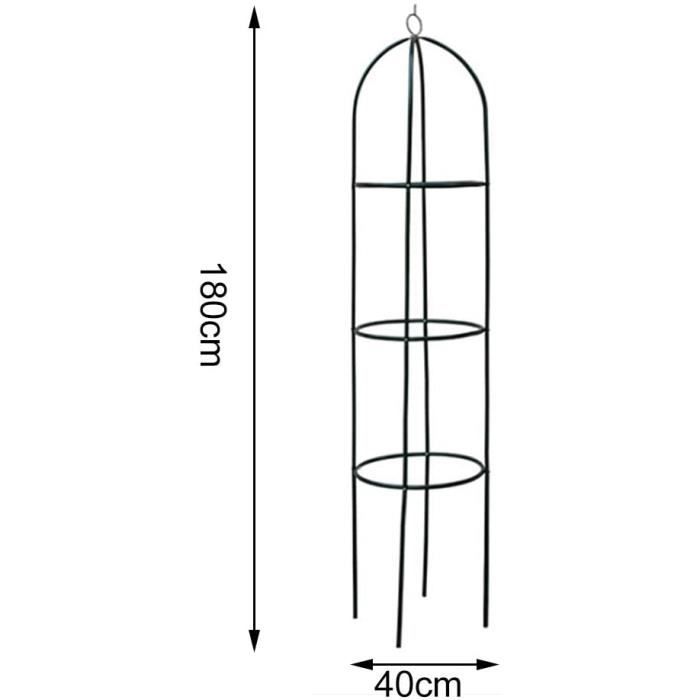 Supports Pour Plantes Grimpantes En Acrylique - Set De 8 Pièces (forme U, Arc Et Tiges Droites) - Hauteur 40 Cm - Intérieur/Extérieur