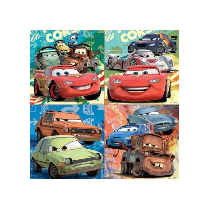 Disney/Pixar　カーズ　PG-18 12/20 4 puzzles Enfant Disney Pixar Cars 12 / 16 / 20 / 25 pieces