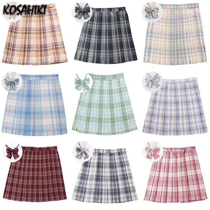 KOSAHISYELLO Uniforme D coli re jupes Pliss es 17 Couleurs japonais kosahisyello-uniforme-d-coli-re-jupes-pliss-es-17-couleurs-japonais