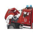 Camion Pompier MACK Granit avec Echelle et Pompe à Eau - BRUDER - Echelle 1:16 - Pour Garçon de 3 ans et plus-2
