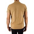 Cerruti 1881 Polo manches courtes col mao New Firenza Beige Homme-2