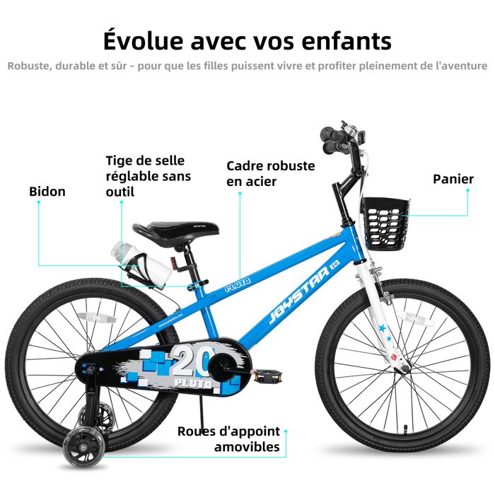 ANDIMEI Bequille Velo 24 26 27 28 29 Pouces - Réglable Béquille Vélo
