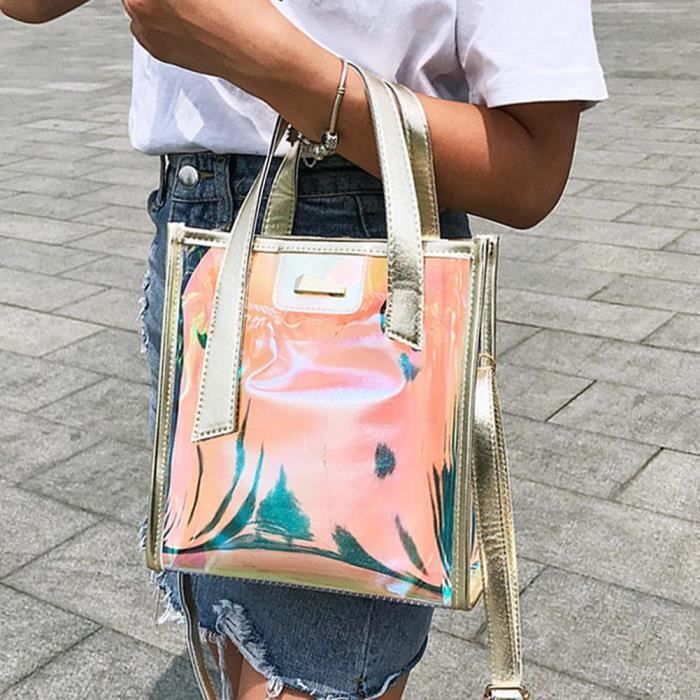 Sac à hotsell main transparent luxe