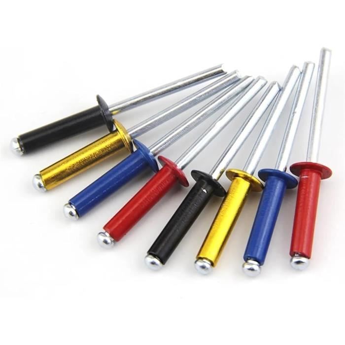 Rivet Pop En Aluminium De Couleur, Clou De Décoration, Tête Ronde, Type ...