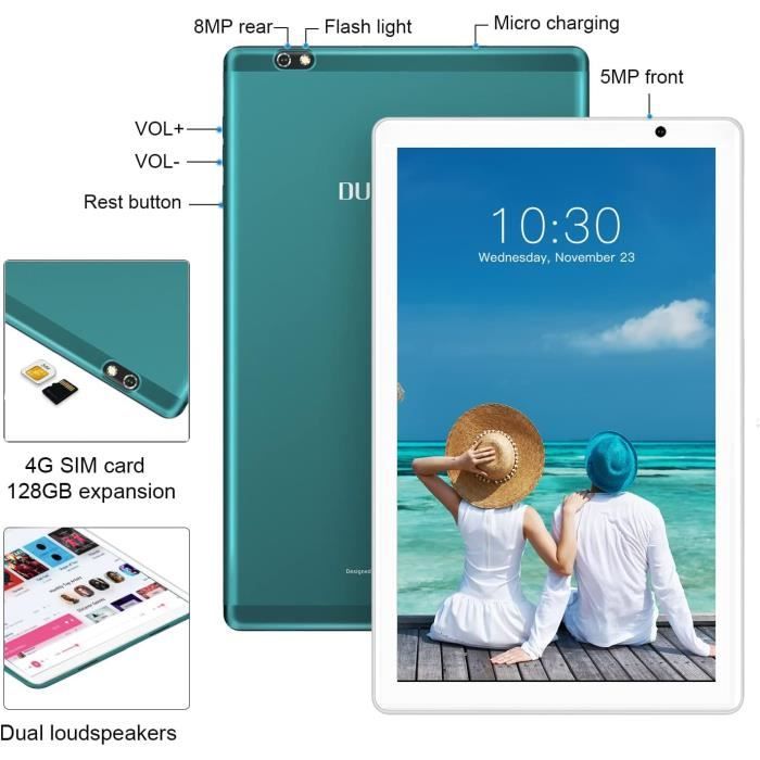 Tablette Tactile 14.1 Pouces 4G Grand Écran Full HD Android ROM 4Go+128Go +  SD 32Go Noir YONIS - Cdiscount Informatique