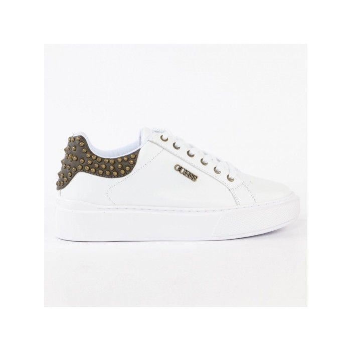 Basket Guess Hailia Blanc Femme Blanc Cdiscount Chaussures