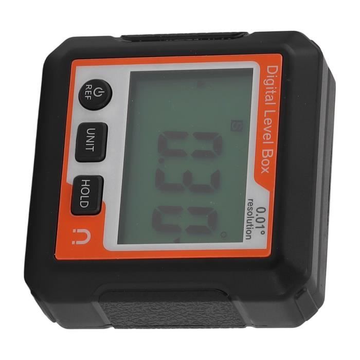 4 * 90° Inclinomètre numérique étanche rapporteur d'angle niveau horizontal noir EUR 8,99 - FR 4 * 90° Inclinomètre numérique étanche rapporteur d'angle niveau horizontal noir EUR 8,99 - FR