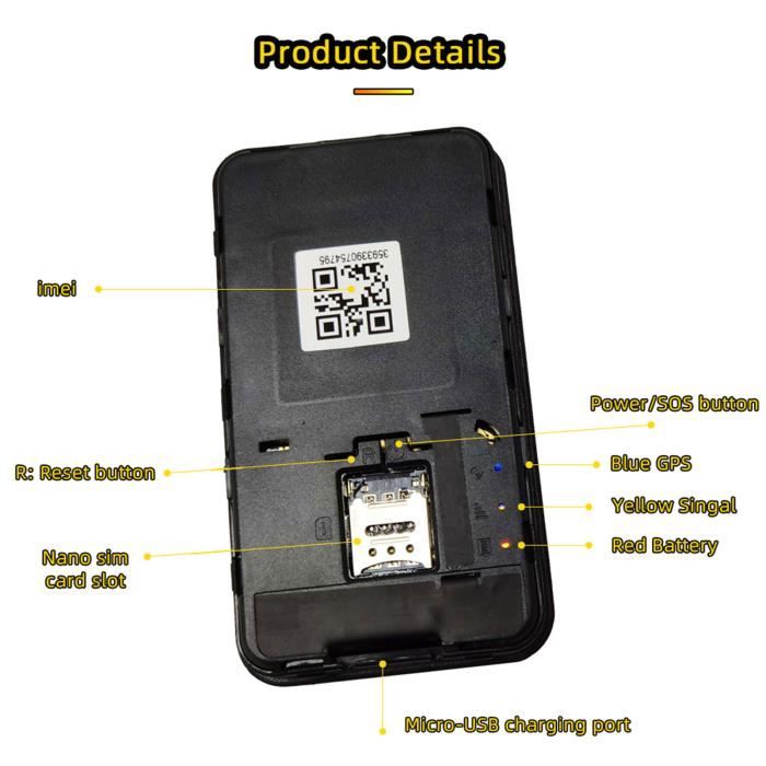 dispositif de suivi micro GPS
