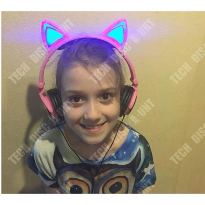 Tech Discount - TD® Casque filaire audio kawaii enfant gaming anti