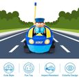 Voiture Télécommandée RC Camion de Police/Course Jouet - Bleu - Pour Enfants de 3 Ans et Plus-3