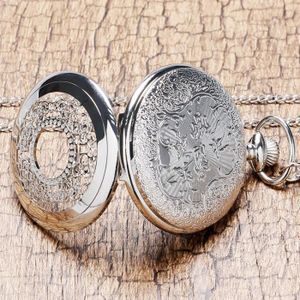 Chaîne Montre De Poche Argent Maille Ronde – Longueur 25 Cm, Largeur 4,5 Mm – KD89