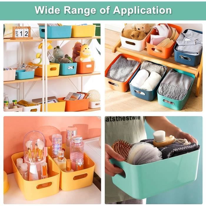 Bac de Rangement Transparent avec Poignées – Organisation Maison & Cuisine – 2 Tailles - The Good Place Maroc