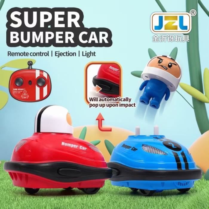 Bleu et rouge - Super Battle Bumper Car Jouet pour enfants, Pop-up