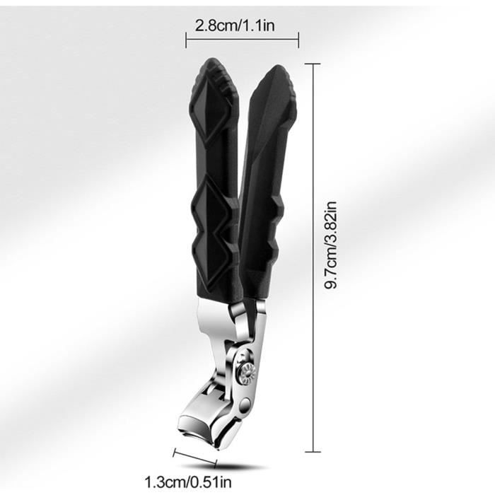 Outfany MaîTre CoupePro,Coupe Ongles Pieds Dur Et Epais,CoupeOngles Ergonomique Avec TêTe