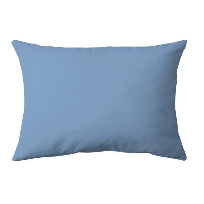 Lot De 2 Taies D'oreiller Bohème 45x45 Cm – Bleu-marron, Motif Artistique