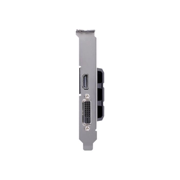 EVGA Carte Graphique EVGAGeForce GT 1030 2 Go GDDR5 Format Low Profile 1 29 GHz Materiau 64 bit Largeur de bus HDMI DVI Cdiscount Informatique