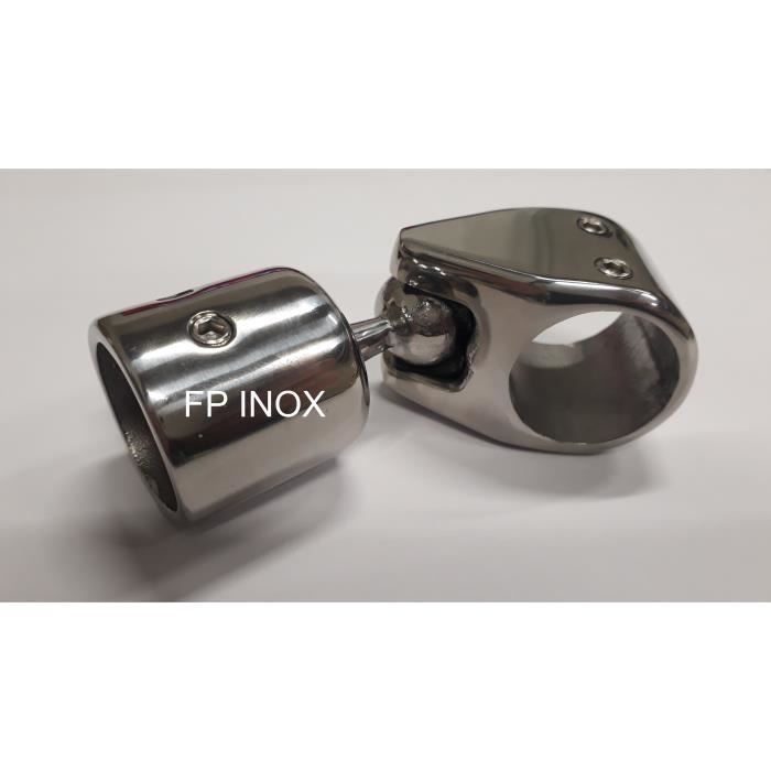 Collier Rotule Articulé INOX A4-316 Ø25mm – Pour Bimini Bateau Solide & Fiable