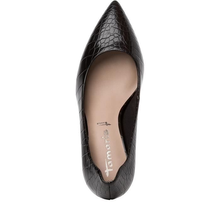 Escarpins Femme TAMARIS 22421 29 Cuir Noir Confortable Achat Vente Escarpins Femme TAMARIS 22421 29 Cuir Noir Confortable pas cher Cdiscount