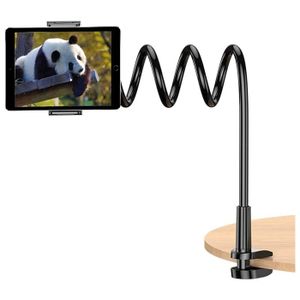 Support Téléphone Pour Lit - Flexible, Pince, Noir, Universel, Neuf