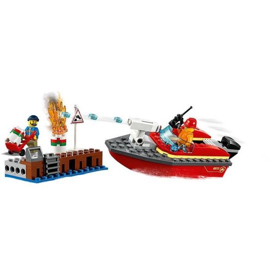 60213 L’incendie sur le quai LEGO City Jeu de construction 