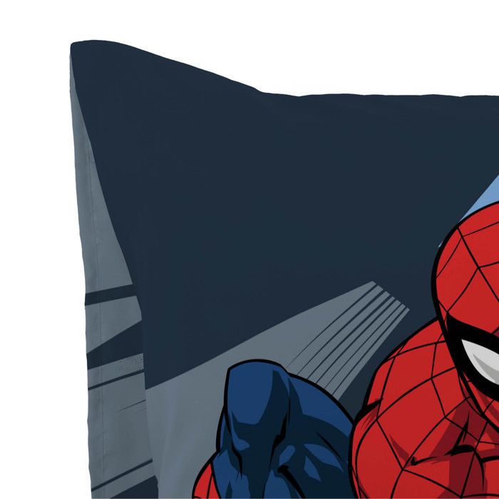 Lot De 2 Taies D'Oreiller 16x16 Pouces Spiderman Et Superman - 100% Polyester - Neuf