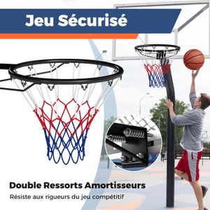 Panier de Basket pour Enfants 3 en 1 avec Hauteur Réglable à 6