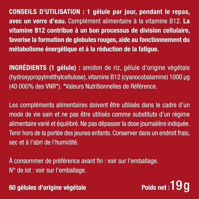VITAMINE B12 • Apport et supplément idéale pour les Vegans — free download