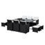 Ensemble Salon De Jardin Encastrable 10 Places 6 Fauteuils