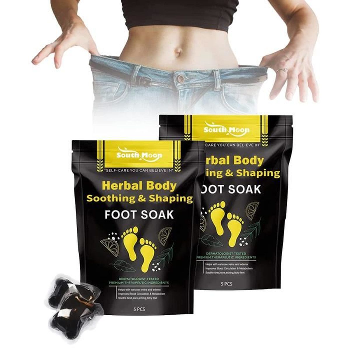 2023 New Herbal Detox Shaping Cleansing Foot Soak Beads Slimwe Daily