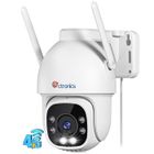 3G/4G LTE Caméra de Surveillance 4MP sans fils Extérieure CTRONICS avec Carte SIM ,Détection Humaine Suivi Auto Image couleur 30M