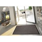 Paillasson entrée ANTISALISSURE beige rayé DEBONSOL - 80x120cm