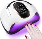 Lampe UV Sèche Ongles 168W BEYAWL, Lampe UV LED Gel Professionnelle avec 36 Perles, Capteur Automatique, 4 Minuteries 10/30/60/99S
