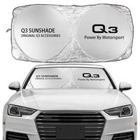 Pare-soleil de voiture pour Audi A3 8P 8V A4 B8 B6 A6 C6 C5 A5 Q2 Q3 Q5 Q7 Q8 TTS TT, accessoires Auto, réfl For Q3