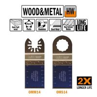 35MM Lame plongeante et de coupe à ras Extra-Long-Life pour bois et métaux OMM14-X1
