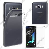 ebestStar ® pour Samsung Galaxy J5 2016 SM-J510F - Coque Silicone Gel Souple ULTRA FINE INVISIBLE + Verre, Couleur Transparent