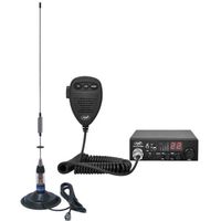 Radio CB PNI Escort HP 8000L ASQ avec Antena CB PNI ML70 et Base magnétique