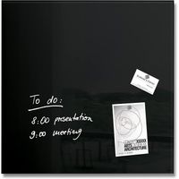 SIGEL GL110 Tableau magnetique en verre, 48 x 48 cm, noir, Artverum