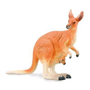FIGURINE - PERSONNAGE Figurine Animaux Sauvages - Kangourou Rouge - Femm