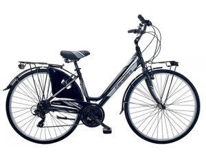 VTC VTC Femme City bike Canellini DEA Aluminium 21v Noir