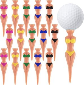 TEE DE GOLF 15 Pièces Tees de Golf Drôles Tees de Golf Dame Bikini Fille, 76 mm (3 Pouces) Tees de Golf Pin-Up en Plastique, Tees de.[Y30]