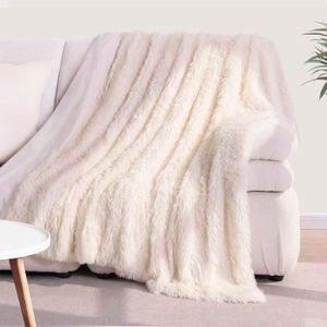Couverture Polaire WEISSL Ultra Douce Pour Petites Et Grandes Personnes - Blanche