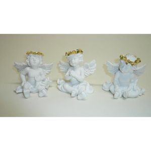 30 x 7 x 5 cm Gris Bois Small Foot 10539 Figurines d/écoratives Anges