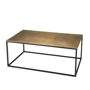 TABLE BASSE Table basse rectangulaire MACABANE JONAS - Alumini