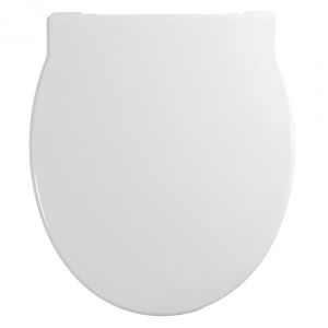 WC - TOILETTES Abattant pour WC SELLES Jazz - Blanc - Cuvette attenante ou suspendue - Compatible avec modèle Panorama GSI