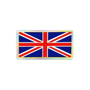 21 cm x 12 cm Fier d'être drapeau britannique en forme ovale Sticker Autocollant Vinyle