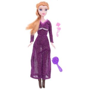 POUPÉE Poupée princesse des neiges 2 modèles assortis Fantastiko - violeta aleatorio - 12x32x6 cm