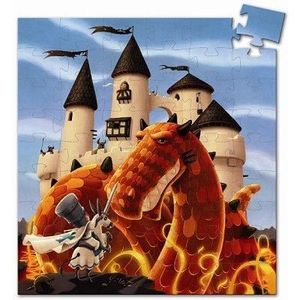 Puzzle Le Château au Dragon - DJECO - 54 pièces - Fantastique - Pour Enfant  de 5 ans et plus - Cdiscount Jeux - Jouets