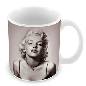 Sans BPA 17 g Marilyn Monroe Tasse à café en acier inoxydable à double couche avec isolation chaude et froide