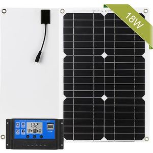 KIT PHOTOVOLTAIQUE 18W 12V Kit de panneau solaire hors réseau Module 