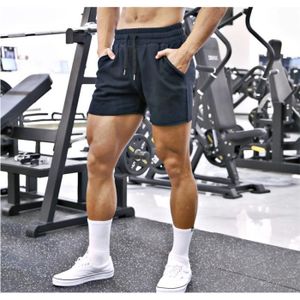 SHORT DE SPORT Short,Shorts de fitness pour hommes, courts de musculation, de survêtement de marque,séchage rapide- black[D5774]